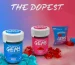 The-Dopest-X-hash-House-Live-Rosin-Gummies-Blue-Razz-and-Watermelon